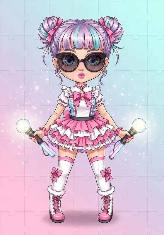 Pastel Fashion Chibi Characters