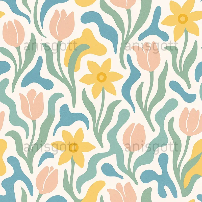 Modern Spring Botanicals Patterns
