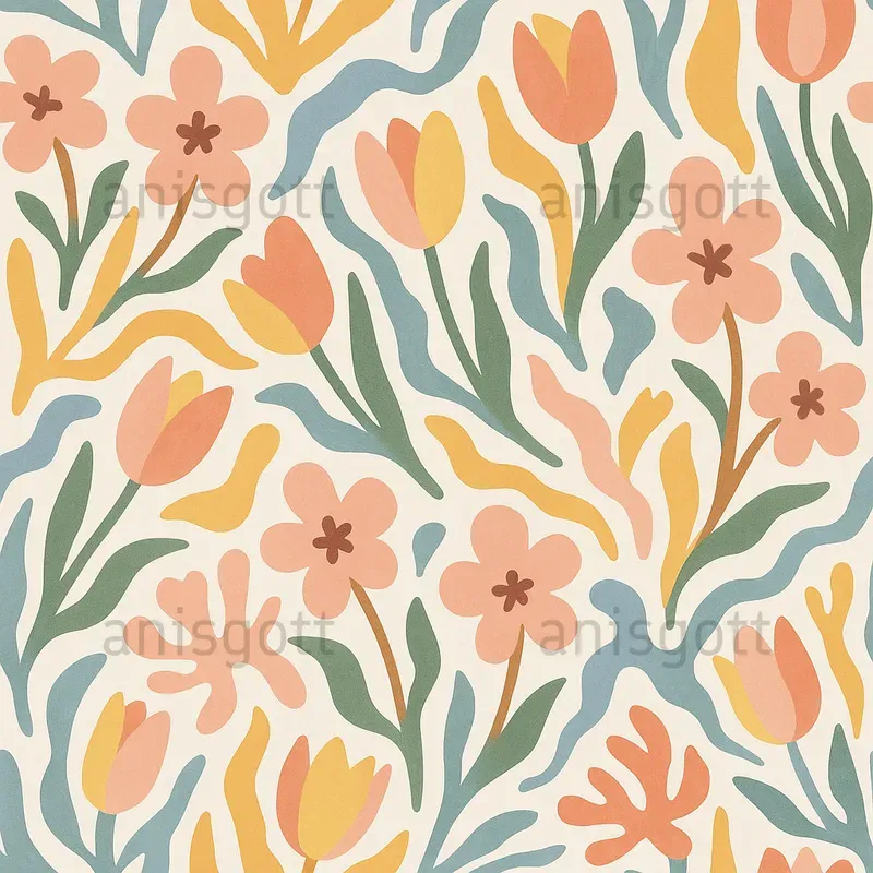 Modern Spring Botanicals Patterns