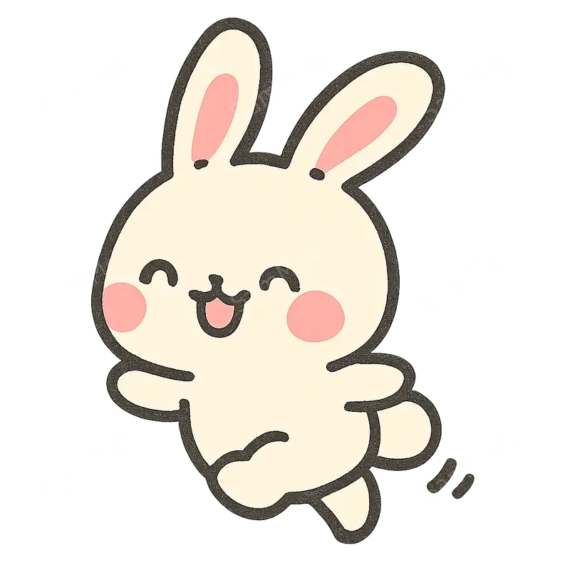 Kawaii Papercraft Sticker Illustrations