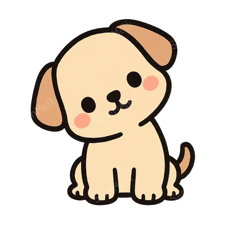 Kawaii Papercraft Sticker Illustrations