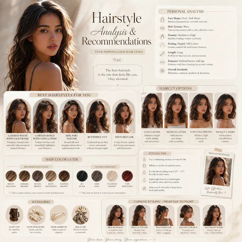 Personalized Hairstyle Analysis Boards