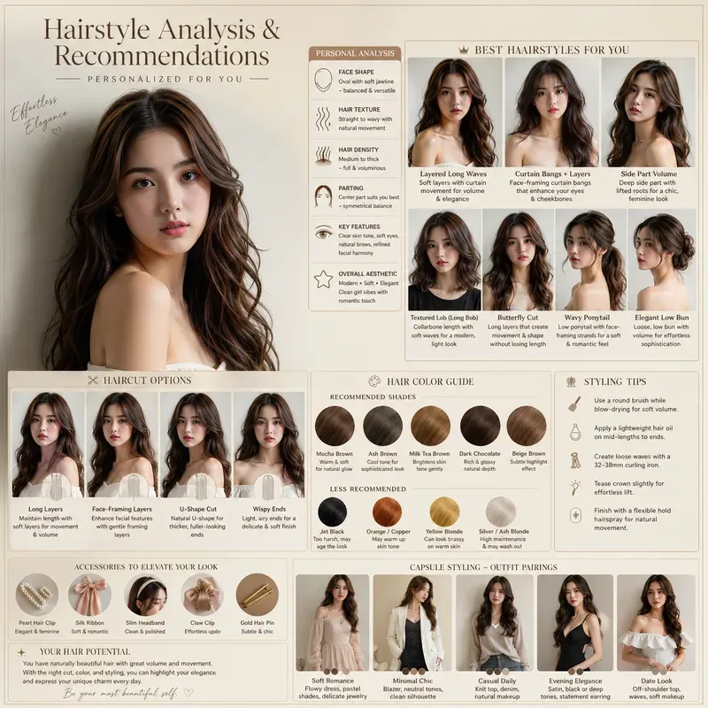 Personalized Hairstyle Analysis Boards