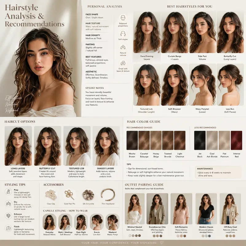 Personalized Hairstyle Analysis Boards