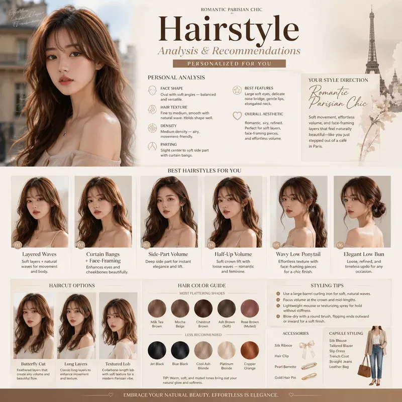 Personalized Hairstyle Analysis Boards