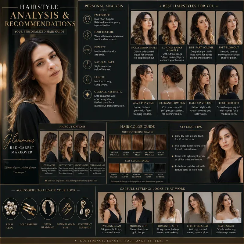 Personalized Hairstyle Analysis Boards