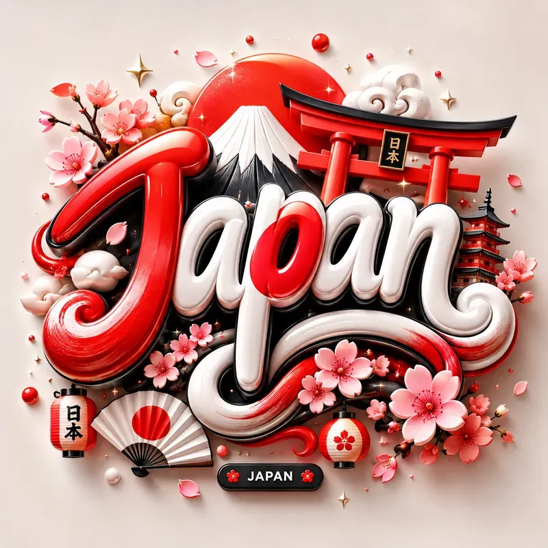 Global Pride 3D Country Lettering