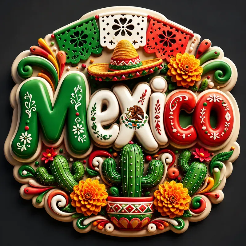 Global Pride 3D Country Lettering
