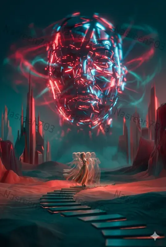 Neon Mind Mirage Surreal Dream Cores