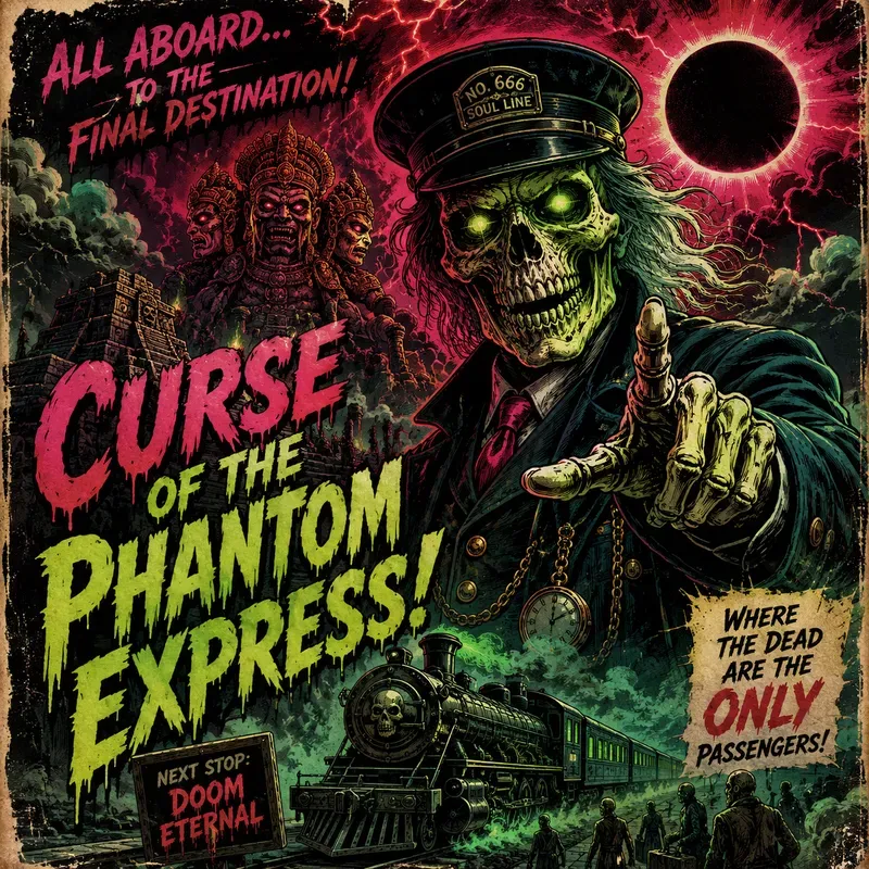 Vintage Cosmic Horror Poster Generator