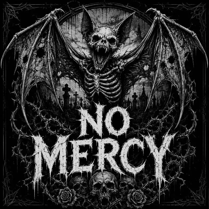 Dark Gothic Animal Horror Tshirt Art