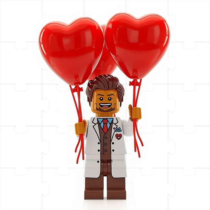 Valentine Lego Blocky Toys