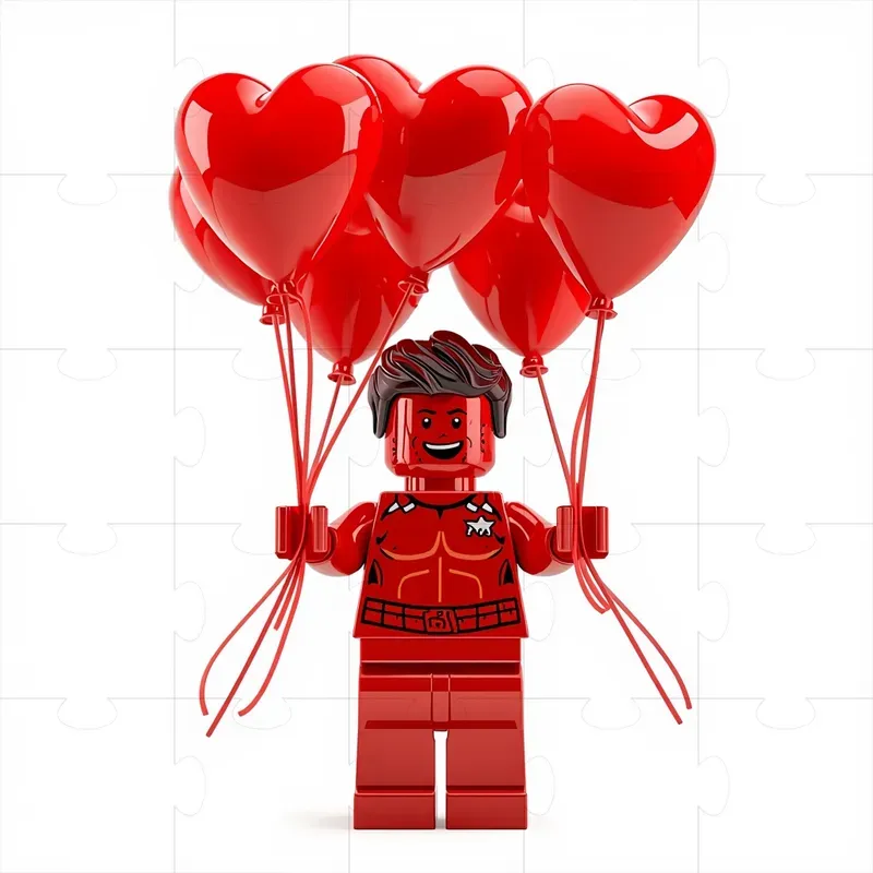 Valentine Lego Blocky Toys