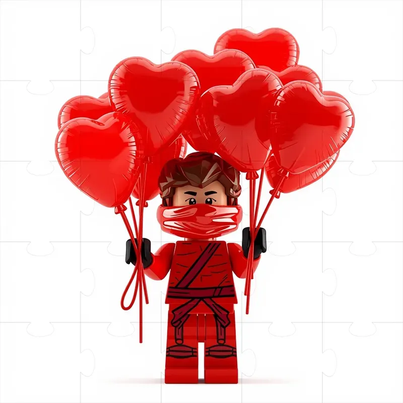 Valentine Lego Blocky Toys