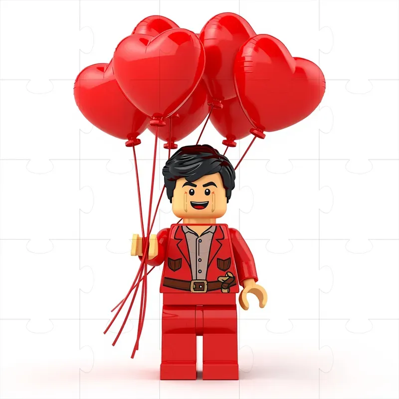 Valentine Lego Blocky Toys