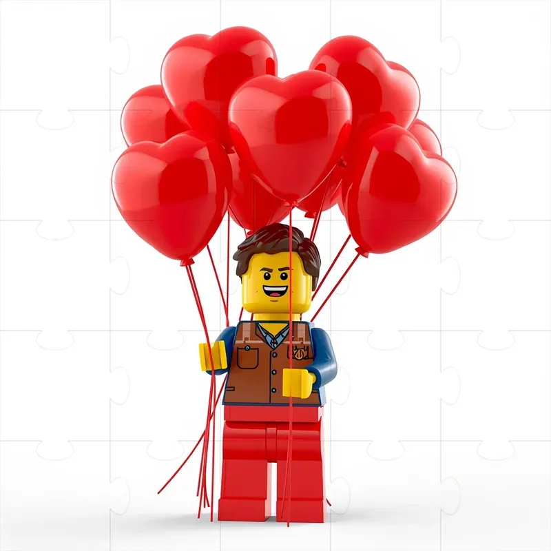 Valentine Lego Blocky Toys
