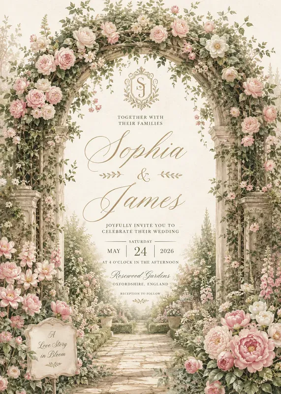 Garden Wedding Invitations