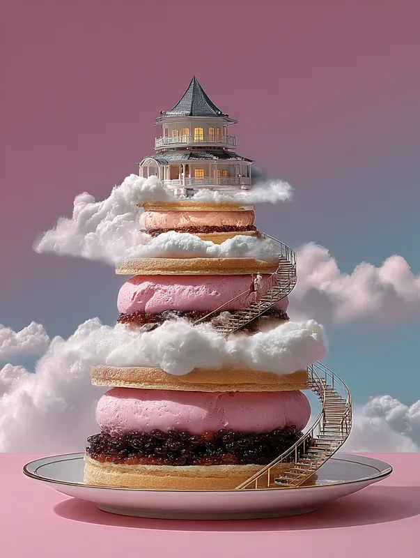 Sweet Sky Worlds Pastry Castles