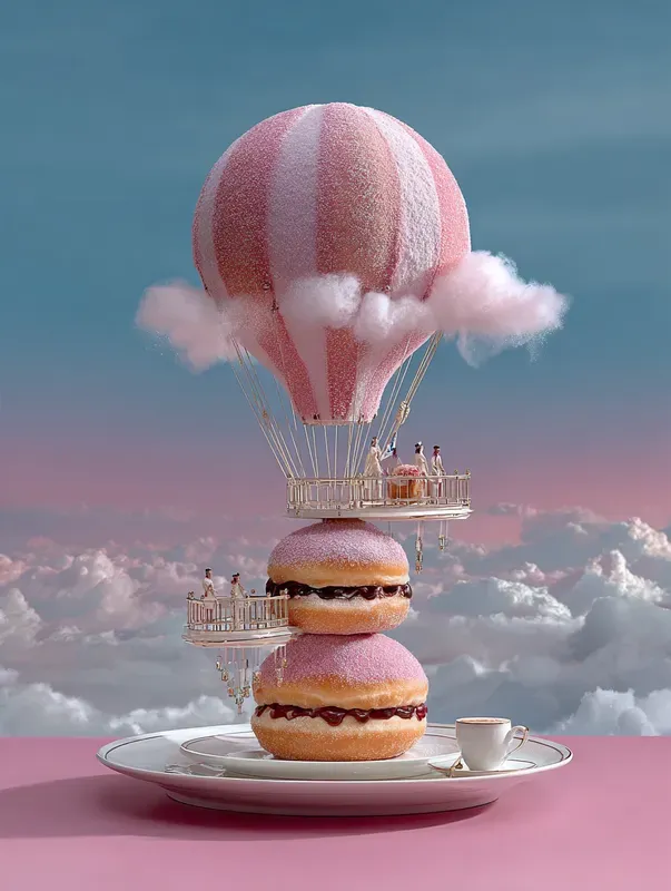 Sweet Sky Worlds Pastry Castles