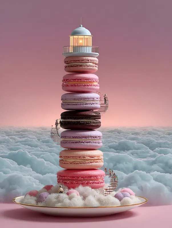 Sweet Sky Worlds Pastry Castles