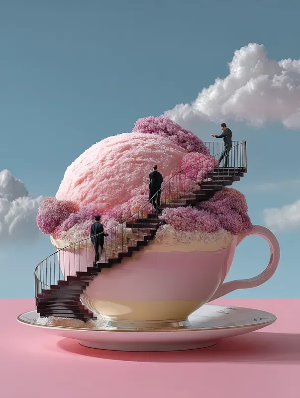 Sweet Sky Worlds Pastry Castles