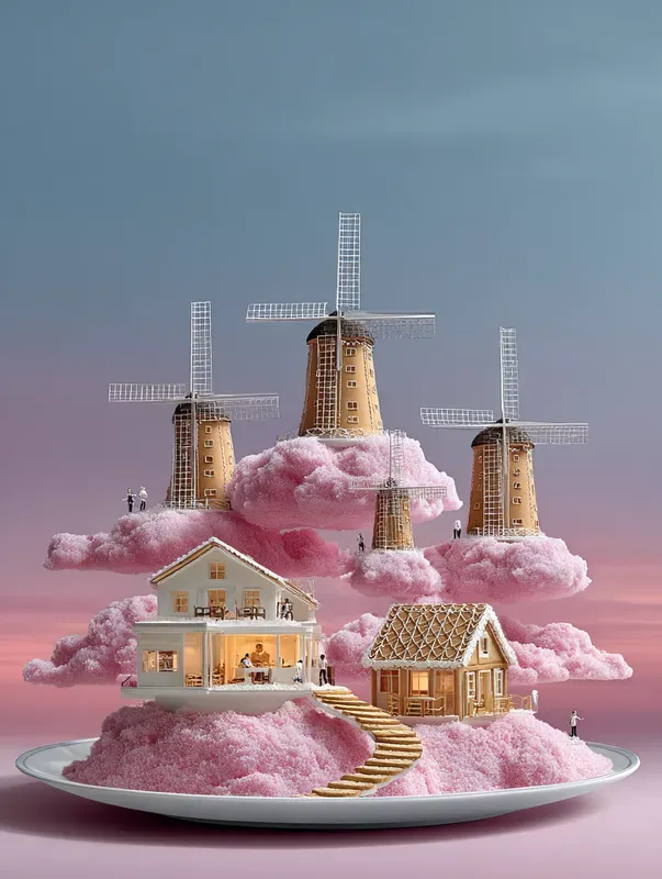 Sweet Sky Worlds Pastry Castles