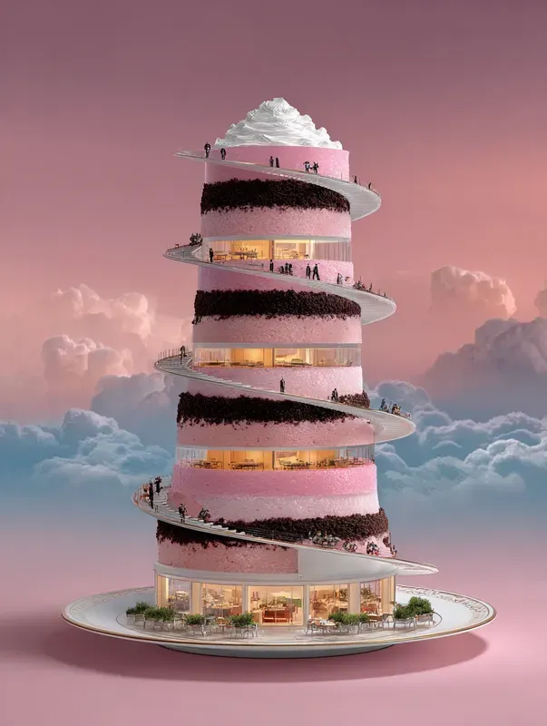 Sweet Sky Worlds Pastry Castles