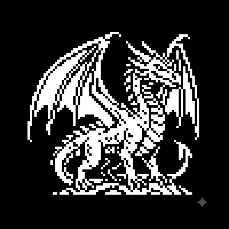 1bit Retro Pixel Art