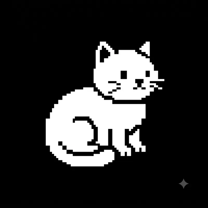 1bit Retro Pixel Art