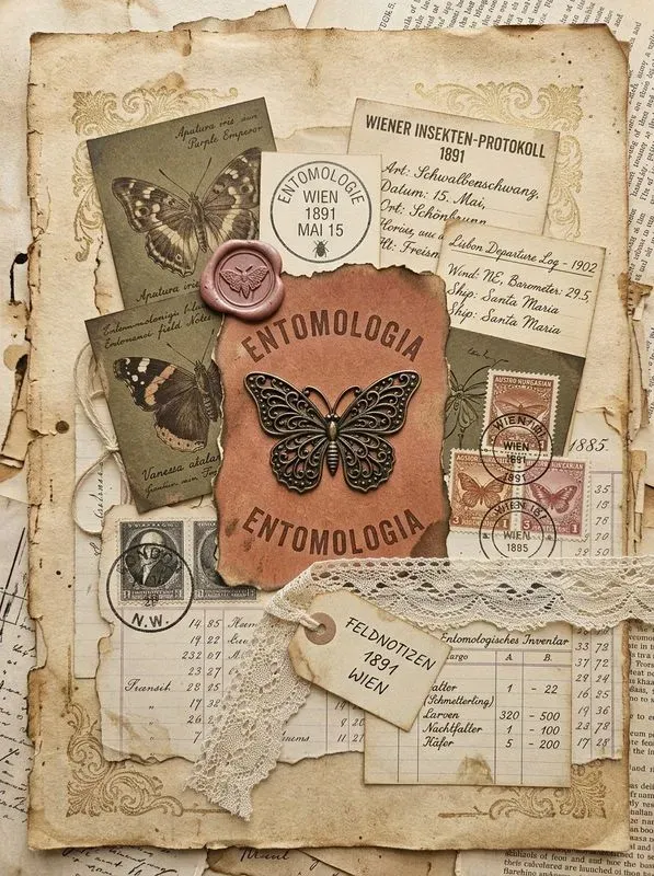 Vintage Junk Journal Ephemera Sheets