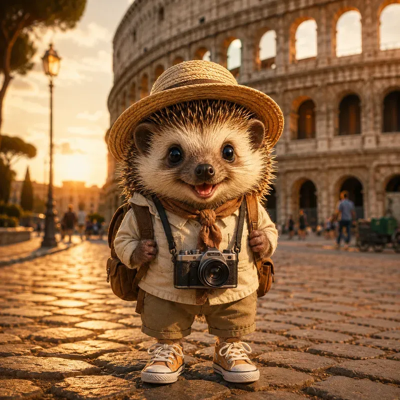 Cute Globetrotting Animal Explorers