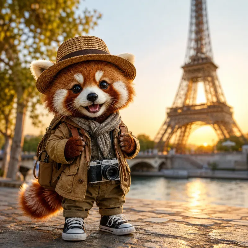 Cute Globetrotting Animal Explorers