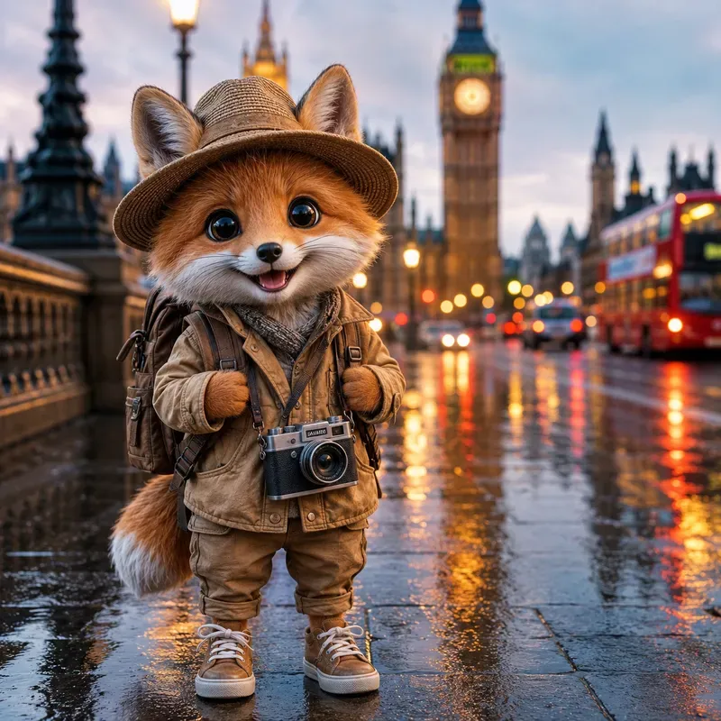 Cute Globetrotting Animal Explorers