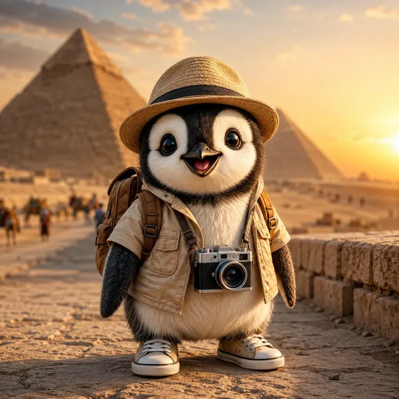 Cute Globetrotting Animal Explorers