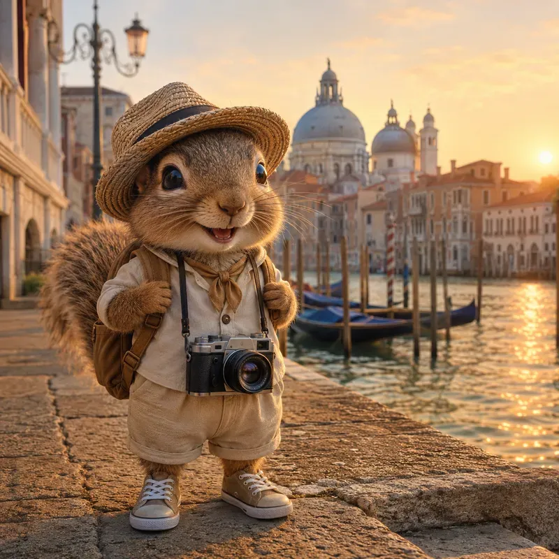 Cute Globetrotting Animal Explorers