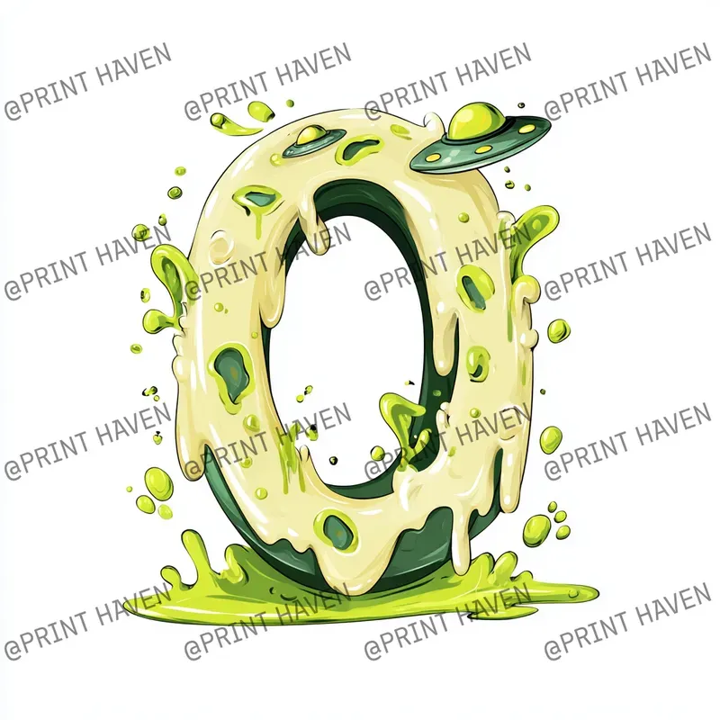 Melting Alien Letters