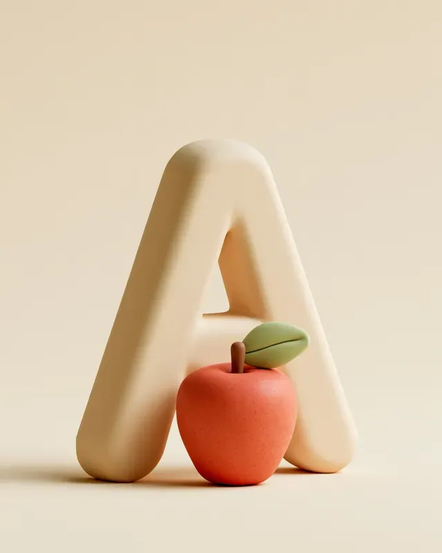 Clay Alphabet Object Cards