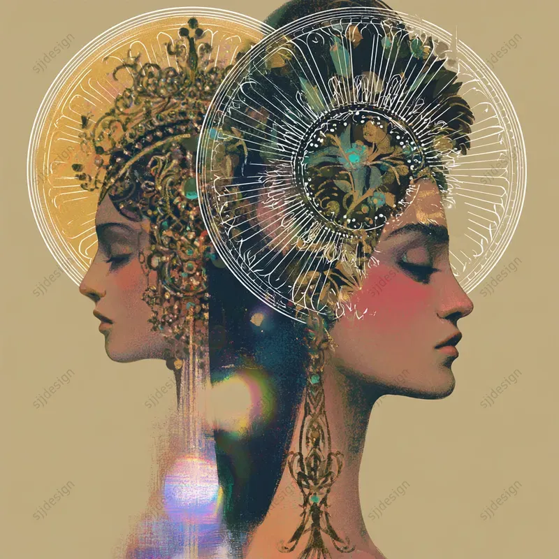 Art Nouveau Divine Visions