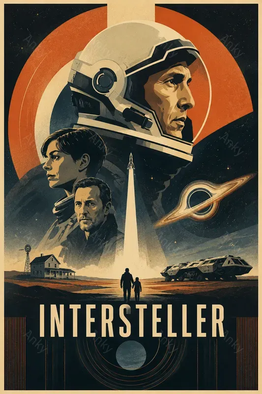 Retro Minimalist Movie Posters