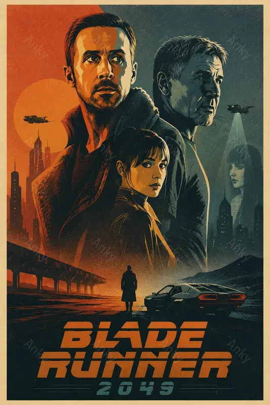 Retro Minimalist Movie Posters