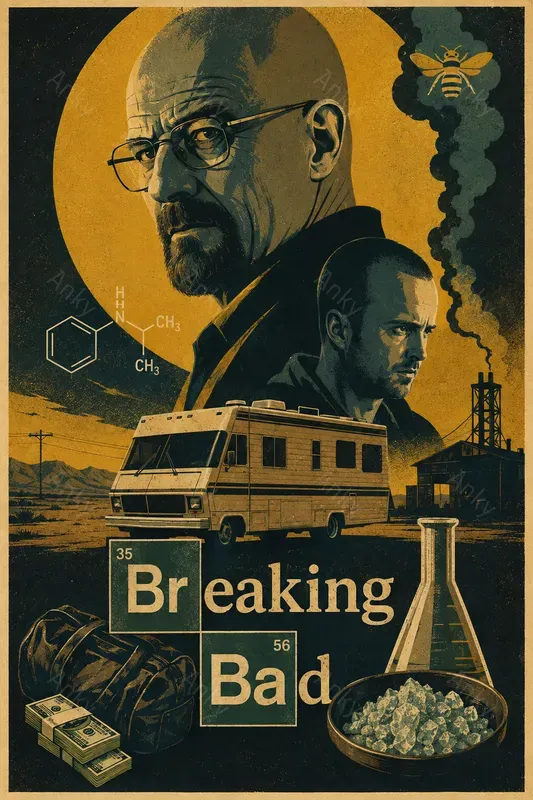 Retro Minimalist Movie Posters
