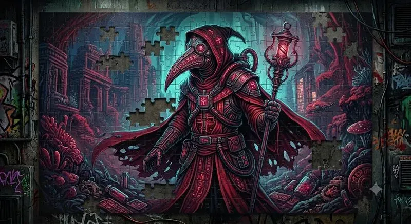 Psychedelicpunk Puzzle Portraits