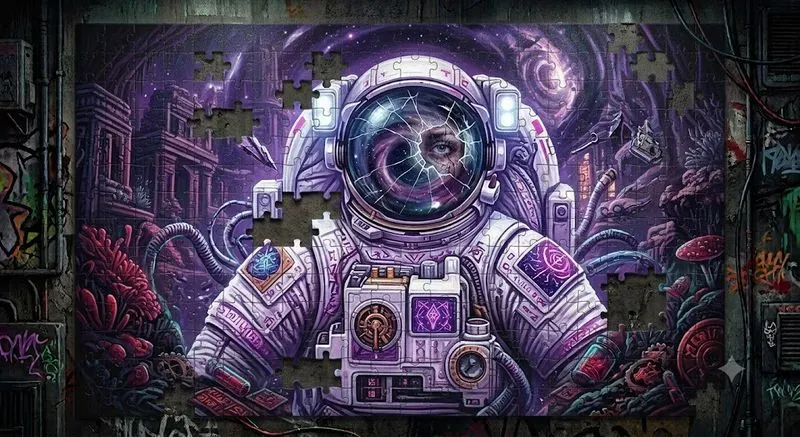 Psychedelicpunk Puzzle Portraits