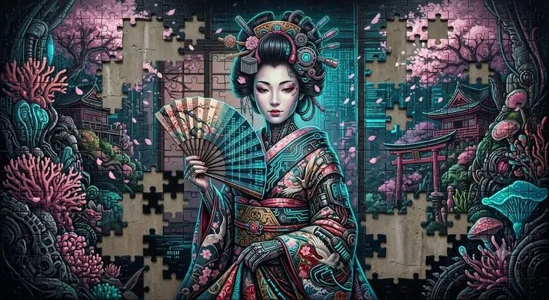 Psychedelicpunk Puzzle Portraits