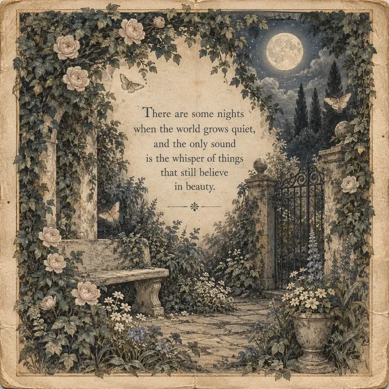 Antique Literary Quote Illustrations