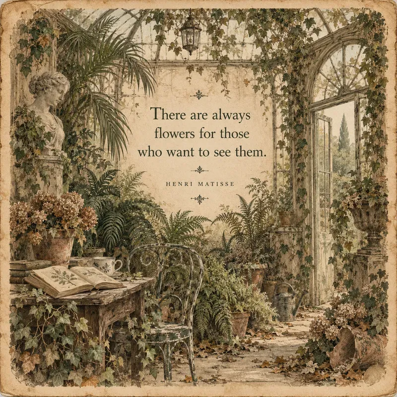 Antique Literary Quote Illustrations