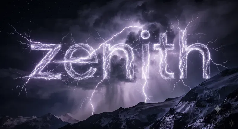 Electric Storm Name Typographies