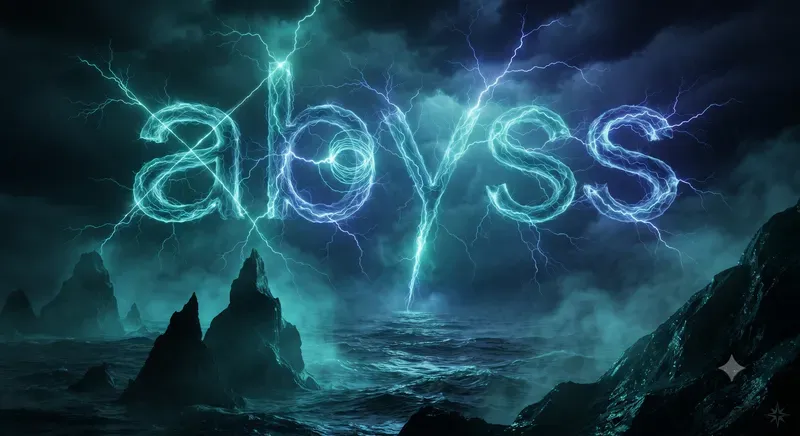 Electric Storm Name Typographies