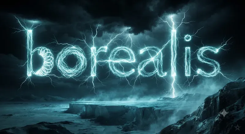Electric Storm Name Typographies