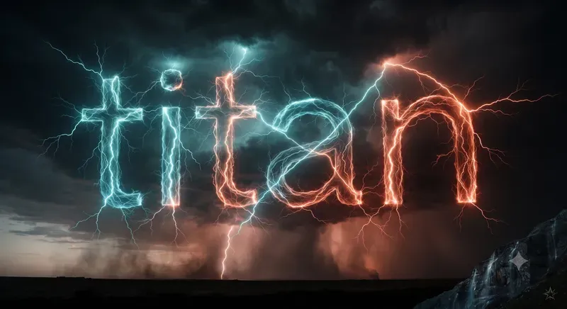 Electric Storm Name Typographies